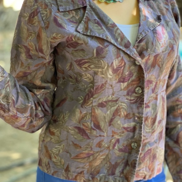 Tom Tom Designer jacket from Berkeley Ca Purple 🍂 🍁 size small - Picture 4 of 9